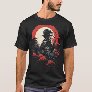 Camiseta Pintura tradicional de Arte Japonesa Geisha Nihong