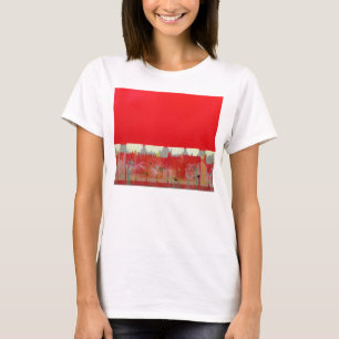 Camiseta Pintura vermelha
