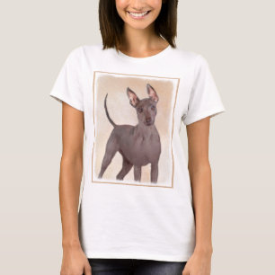 Camiseta Pintura Xoloitzcuintli - Arte Cachorra Original