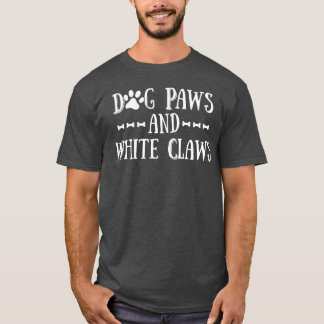 Camiseta Pinturas Cachorros E Garras Brancas Engraçadas Cac