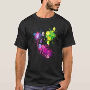 Camiseta Pinturas de Dedo I Pintura Blobs I Artista Pintura