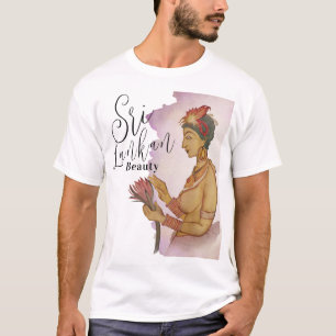 Camiseta Pinturas de Sigiriya no Sri Lanka