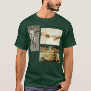 Camiseta pinturas renascentistas 2