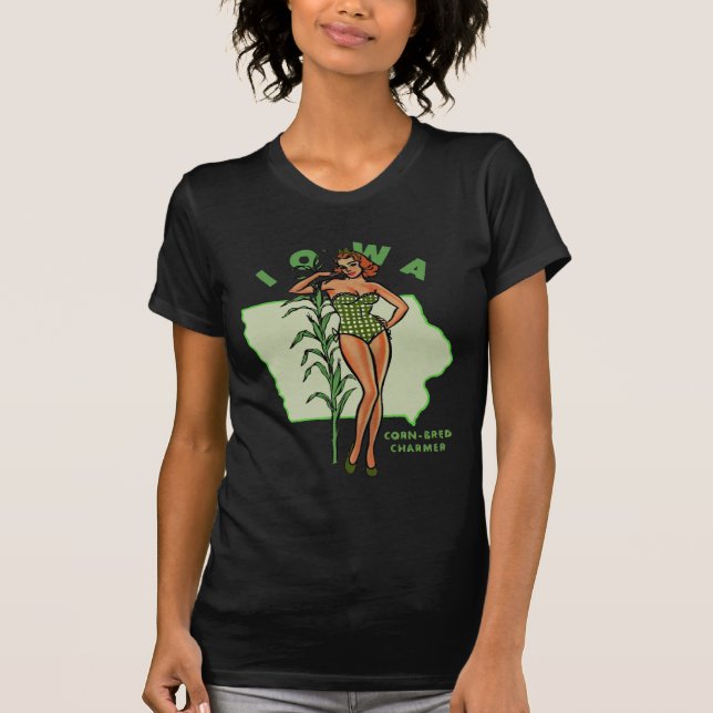 Camiseta Pinup de Iowa (Frente)