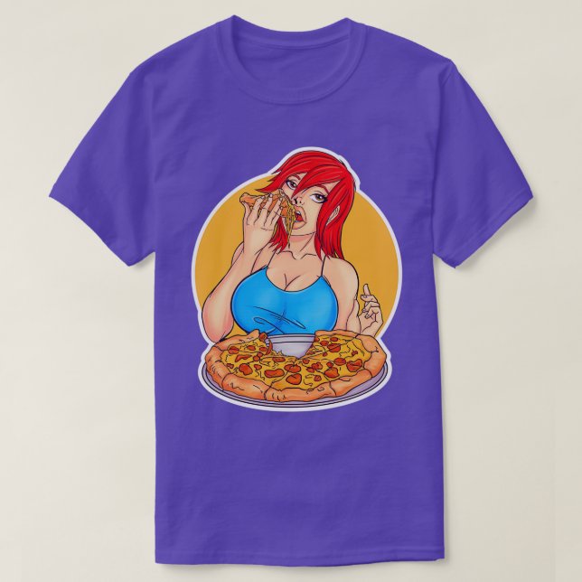 Camiseta PinUp de pizza (Frente do Design)