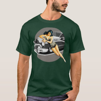 Camiseta Pinup Girl Hot Vintage 1940