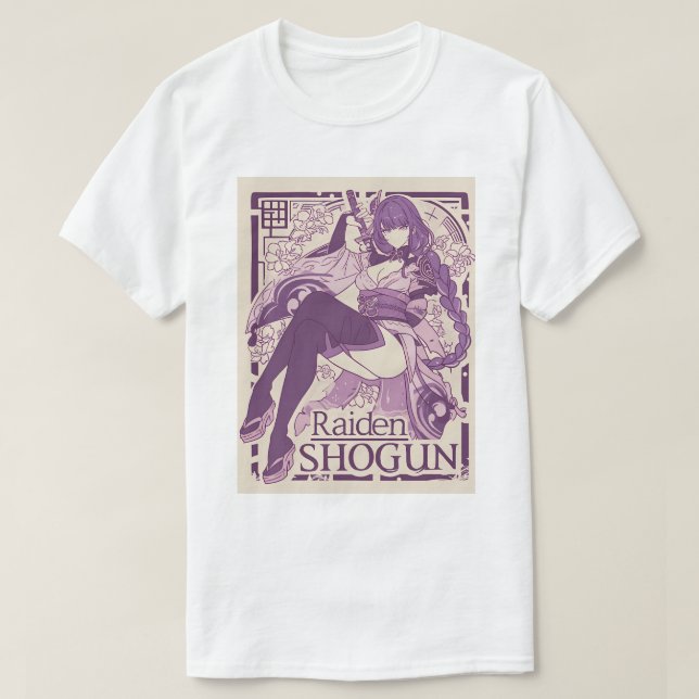 Camiseta Pinup Raiden Shogun 61 (Frente do Design)