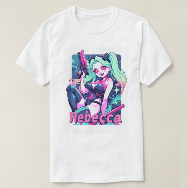 Camiseta Pinup Rebecca 124 (Frente do Design)