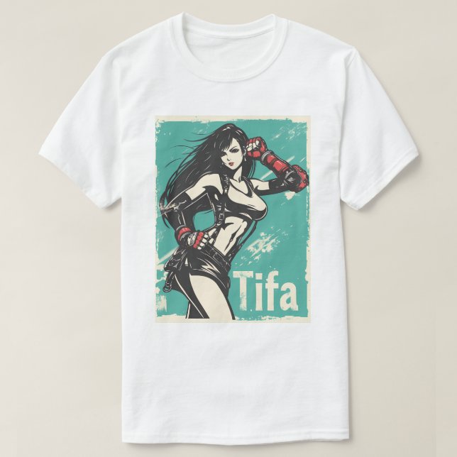 Camiseta Pinup Tifa 168 (Frente do Design)