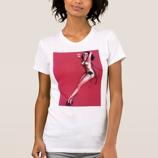 Camiseta Pinup triguenho (Frente)