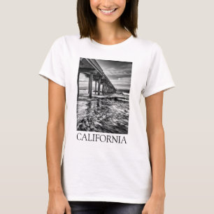 Camiseta Pio B&W ao amanhecer, Califórnia