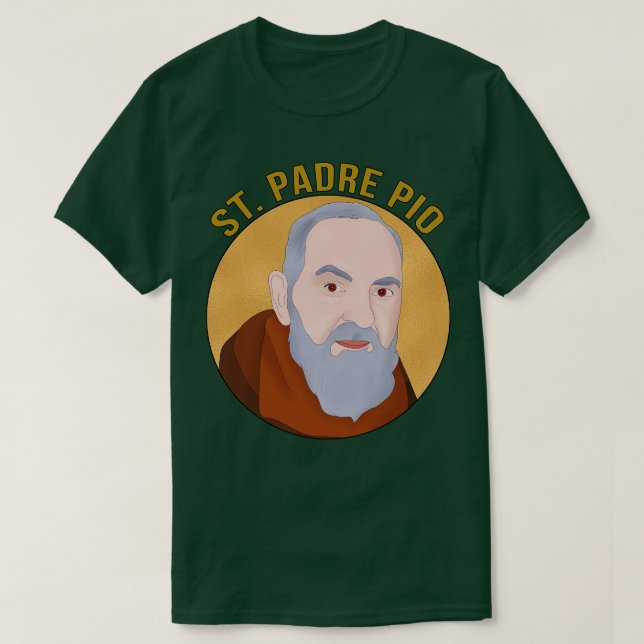 Camiseta Pio Padre rua (Frente do Design)