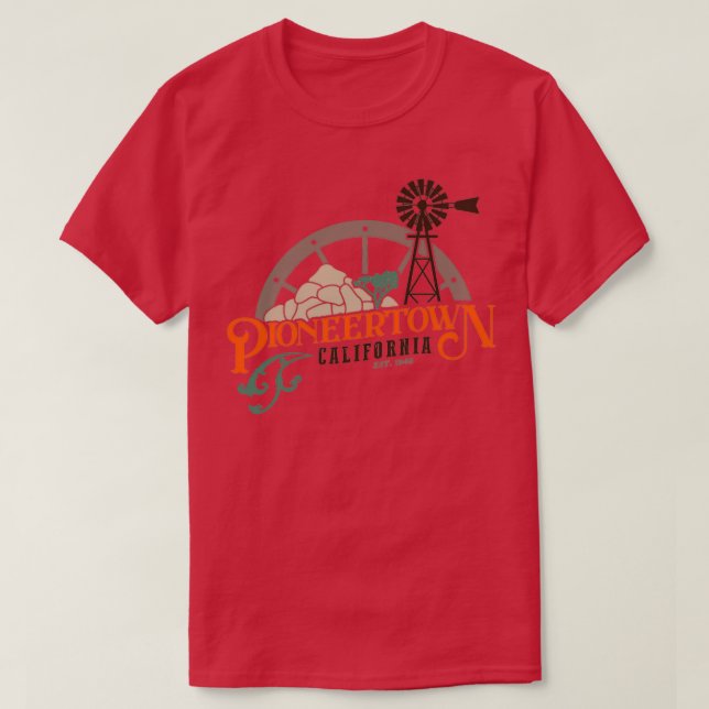 Camiseta Pioneertown California (Frente do Design)