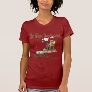 Camiseta Pior Dia de Pesca