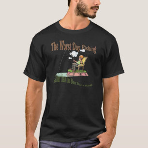 Camiseta Pior Dia de Pesca