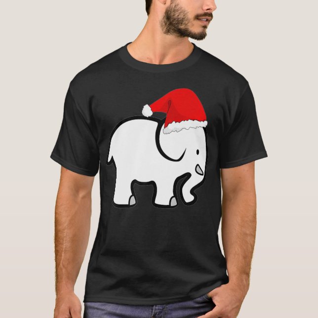 Camiseta Pior doação de elefante branco no Natal de 2018 (Frente)