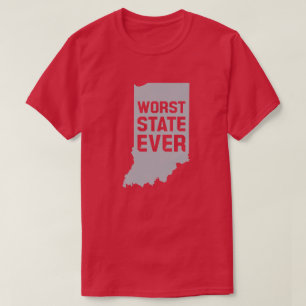 Camiseta 'Pior Estado de Todos (Indiana)'