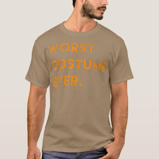 Camiseta Pior fantasia de sempre, Dia de as Bruxas engraçad