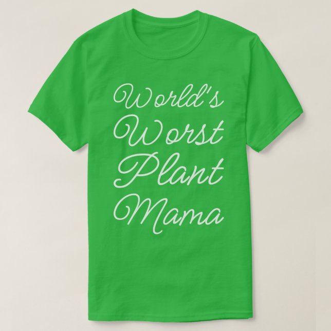 Camiseta Pior Planta Mama II (Frente do Design)