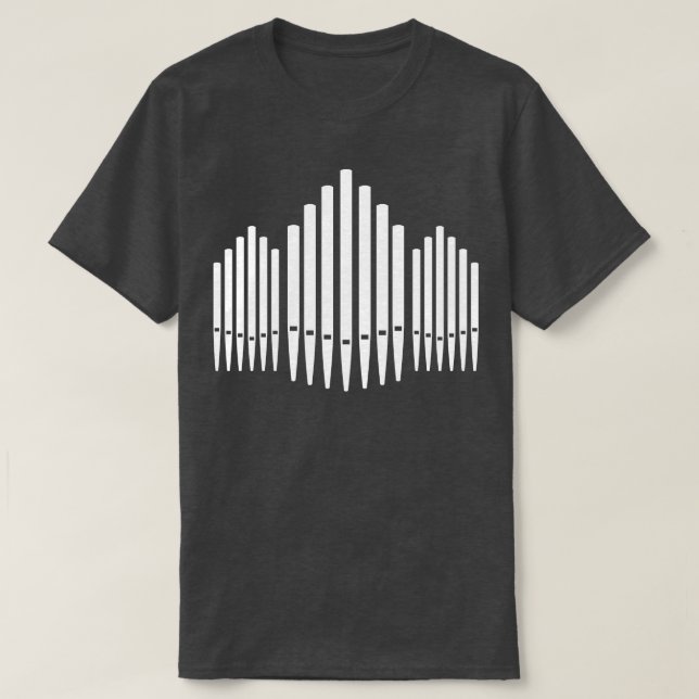 Camiseta Pipe Organ (Frente do Design)
