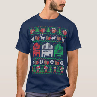 Camiseta Pipe Organ Ugly Christmas Sweater Lover Gif