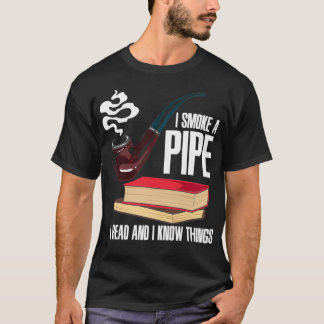 Camiseta PIPE SMOKER BOOKS Eu Fumo Um Pipe