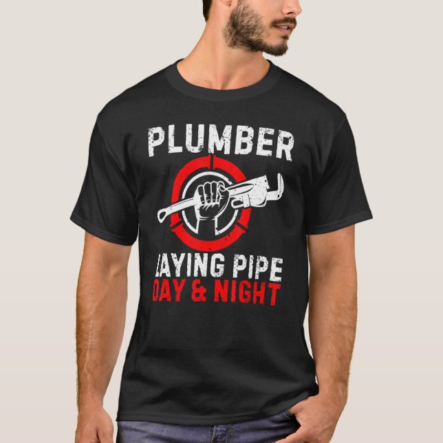 Camiseta Pipefitt de canalização para canalização para dia  (Frente)