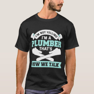 Camiseta Pipefitter de Canalização de Roupa de Canalizador