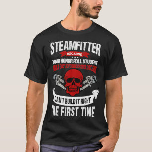 Camiseta Pipefitter Oferece Encantador Engraçado Montagem S