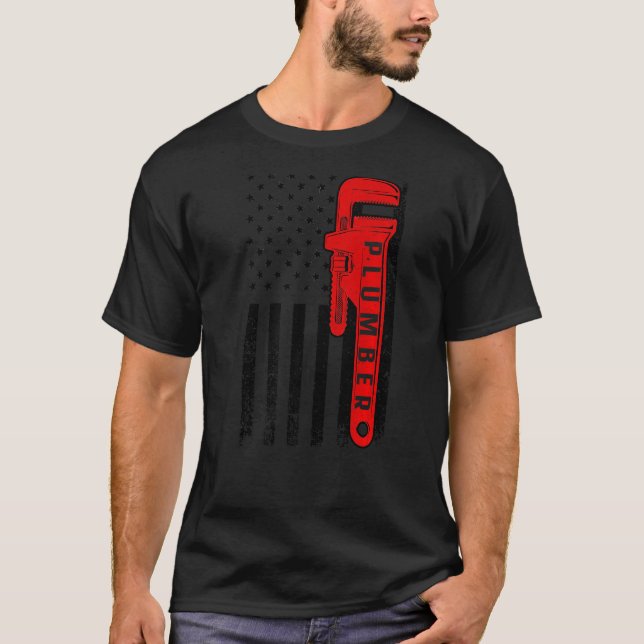 Camiseta Pipefitter Patri Para Homens (Frente)