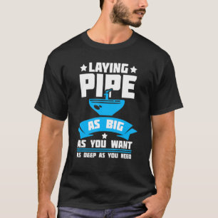 Camiseta Pipefitter Pipefitter Pipe de Poço