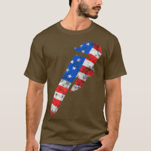 Camiseta Pipefitter Piper American Flag 4º De