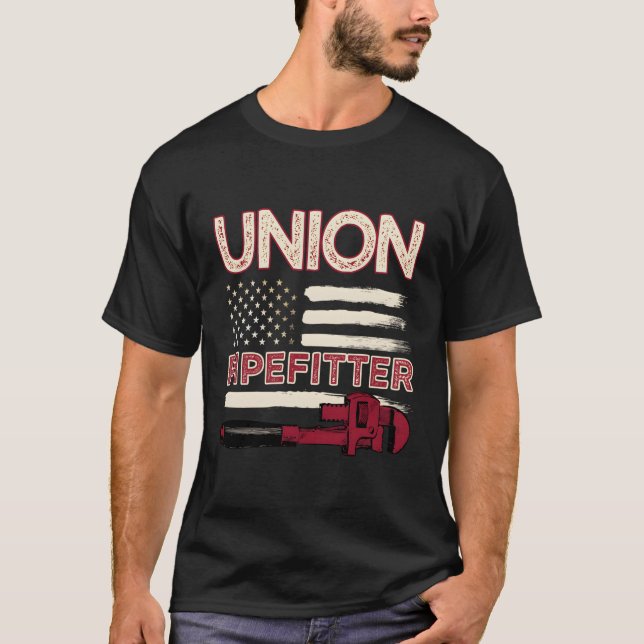 Camiseta Pipefitter Plumber Plumber Union Pipefitter (Frente)