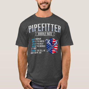 Camiseta Pipefitter Steamfitter Gift Plumber USA American