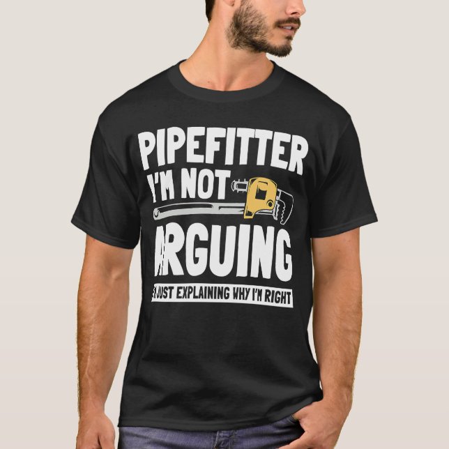 Camiseta Pipefitter Steamfitter Plumber Comercializador Pip (Frente)