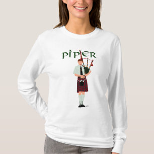 Camiseta PIPER Xadrez Vermelho