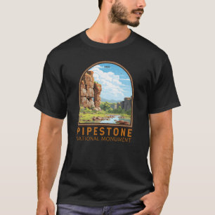 Camiseta Pipestone National Monument Minnesota Viagem Art