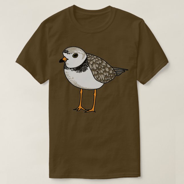 Camiseta piping plover (Frente do Design)