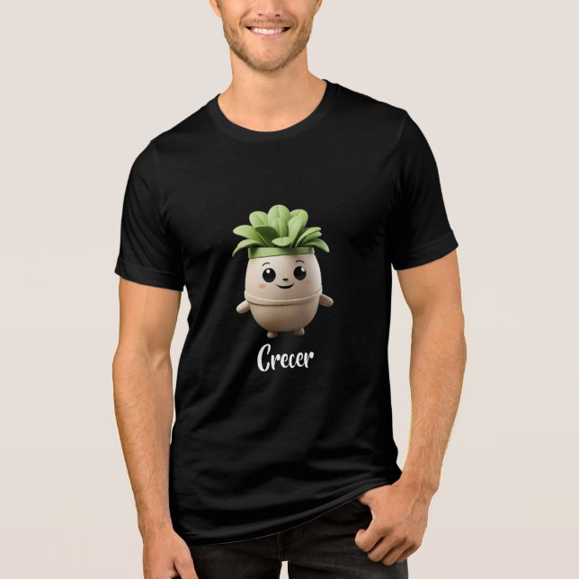 Camiseta Pipo Crecer – Diseño Inspirador (Frente)