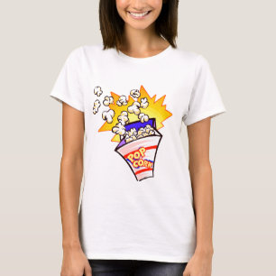 Camiseta pipoca animado