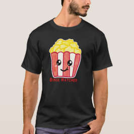 Camiseta Pipoca de Cinema com Assistente de Maratona de Sér