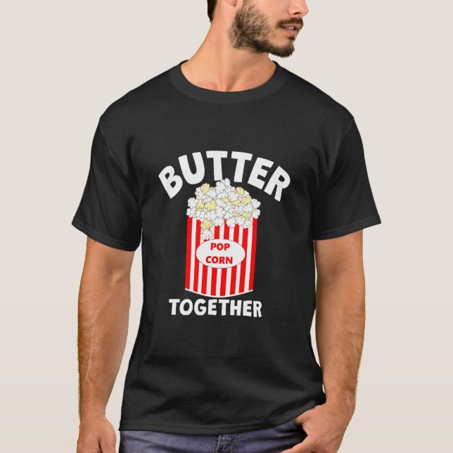 Camiseta Pipoca de Filme BUTTER Together (Frente)