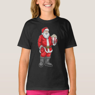 Camiseta Pipoca de Natal do Papai Noel