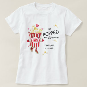 Camiseta Pipoca do Pedido de Casamento