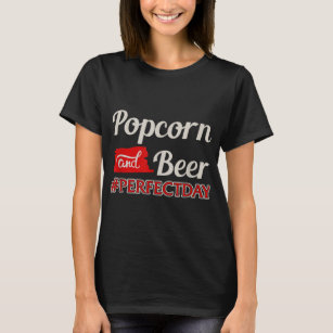 Camiseta Pipoca e Cerveja Igual à Hashtag do Dia Perfeito