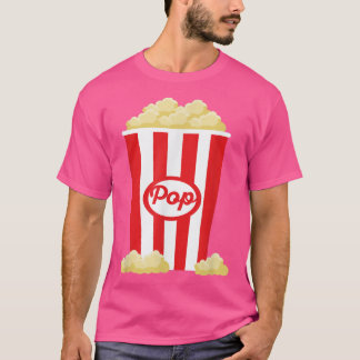 Camiseta Pipoca Engraçada Costume De Halloween De Último Mi