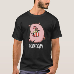 Camiseta Pipoca Engraçada Pipoca Escura BG