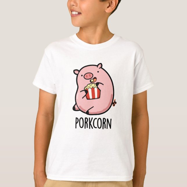 Camiseta Pipoca Funny Popcorn Pun (Frente)