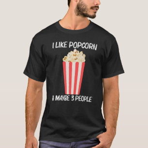Camiseta Pipoca legal Para Homens Doce Butteria Sna