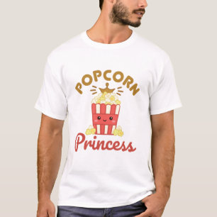 Camiseta Pipoca Princesa Filme Teatro Popcorn Girls Mulhere